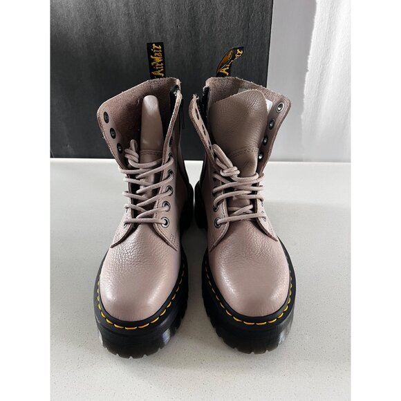 Dr. Martens Jadon Platform Vintage Taupe Pisa leather Boot (Women) size US 6 - Picture 5 of 12